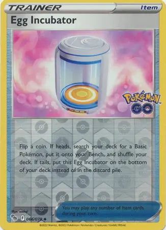 Pokémon Go Egg Incubator #66/78 reverse holo